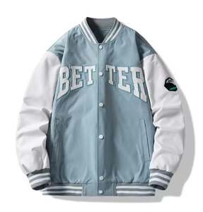 Streetwear personnalisé College Varsity Jacket Hommes Baseball Bomber Letterman Varsity Jacket pour hommes - Product Image 3