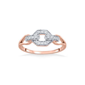 Bague en diamant Hexa Link Cocktail - Product Image 3