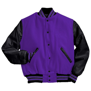 Vestes en laine unisexes en gros pour les sororités grecques, les universités, saison hivernale, tissu en toile, décoration brodée, réversible - Product Image 6