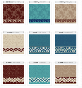 Tapis de prière Adiva pour mosquée, tapis mural moderne à motifs floraux, à poils longs, avec support en jute rembourré, polyester, turc, Gaziantep - Product Image 2