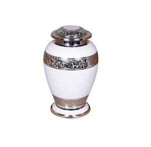 Urne classique Blue Fire de haute qualité Meilleur prix du marché pour les urnes de crémation Premium Fournitures funéraires fiables - Product Image 2