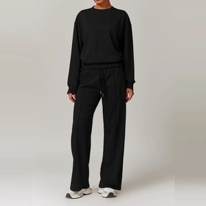 Survêtement pour femmes Survêtement d'entraînement de haute qualité Vêtements de yoga pour femmes Pull évasé Jogger 2 pièces Gym Fitness Set pour femmes - Product Image 5