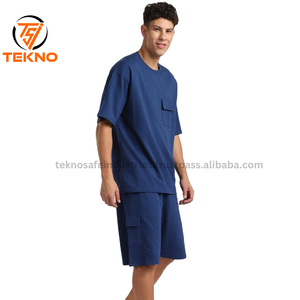 Summer New Men Casual <b>Shorts</b> <b>Sets</b> Color <b>Short</b> Sleeve T Shirt <b>Shorts</b> Solid <b>Set</b> Men's 2 Pieces <b>Sets</b> - Product Image 5