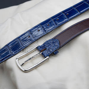 Cinturón de Cuero con Estampado de Cocodrilo de Moda, Estilo Versátil para Vestimenta Casual y Formal, Cinturón de Cuero con Estampado de Cocodrilo de Primera Calidad - Product Image 5