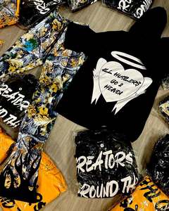 Vente en ligne de survêtements à capuche personnalisés en polaire pour hommes, ensemble de jogging et streetwear, ensembles de pantalons de survêtement et de sweats à capuche évasés pour hommes - Product Image 2