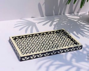 Bandeja con incrustaciones de fregona de la mejor calidad, juego de quemador para decoración del hogar, bandeja para servir comida con incrustaciones de madreperla árabe Mubkhar - Product Image 2