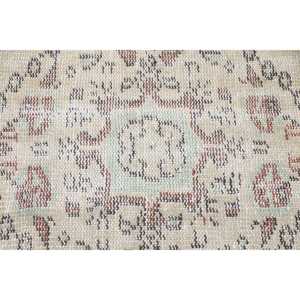 Turkish Vintage Large Rug 5x8.6 ft, <b>Brown</b> <b>Wool</b> Rug - Product Image 5