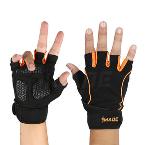 High Quality New Professional Weight Lifting Leather Gym Gloves Outdoor <b>Windproof</b> Best Price Customizable Men's - Product Image 2