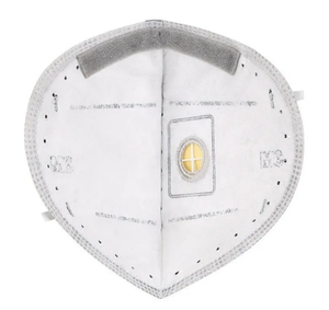 Masque respiratoire jetable 3M 9541V KN95 avec valve d'expiration, 5 couches de charbon actif pour la protection contre la poussière, les aérosols et les substances nocives - Product Image 3
