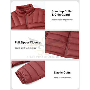 Chaqueta acolchada de manga larga para hombre recién llegada de fabricación de fábrica, chaqueta acolchada personalizada al por mayor - Product Image 6