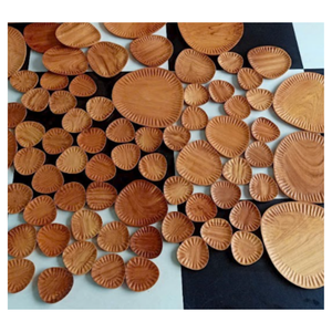 Bandeja de Madera Natural Hecha a Mano, Tabla de Servir de Estilo Rústico para el Hogar y Regalos - Product Image 2