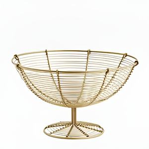 Bol de rangement fait à la main de couleur or pour la décoration de la maison et de l'hôtel - Product Image 5