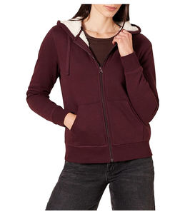 Sweat-shirts pour hommes en tissu French Terry délavé à l'acide, design à fermeture éclair, polyester/coton, motif uni - Product Image 5