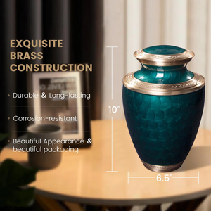 โกศบรรจุอัฐิโลหะคุณภาพสูงสำหรับผู้ใหญ่ ดีไซน์ใหม่ งานแฮนด์เมด อุปกรณ์งานศพสำหรับตกแต่ง เหมาะสำหรับเก็บเป็นที่ระลึก-ขายส่ง - Product Image 3