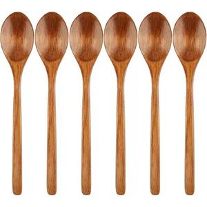 Ensemble de cuillères en bois écologiques Nouvelle cuillère Ustensile en bois Conceptions personnalisées Cuillère en bois Différentes tailles - Product Image 3