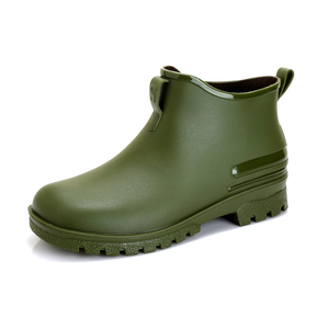 Bottes de pluie courtes à la mode Nouveau style de chaussures de pataugeoire d'extérieur en <span class=keywords><strong>plastique</strong></span> Couvre-chaussures - Product Image 2