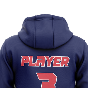 Sweat à capuche unisexe en coton éponge français pour homme brodé sur mesure design uni polaire d'hiver brodé avec poche en relief - Product Image 5