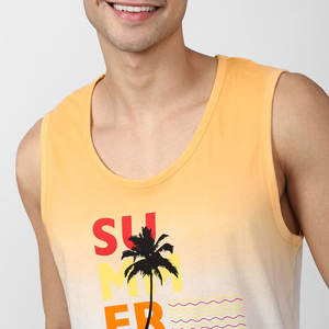 Débardeurs de sport sans manches personnalisés à logo, coupe ajustée, écologiques, respirants, séchage rapide, en Spandex/Coton pour Hommes – Prix Usine - Product Image 6