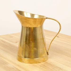 Factory Sell 10 cm Jug / <b>vase</b> / pitcher || Simple design || Vintage solid brass || Housewarming Gift - Product Image 1