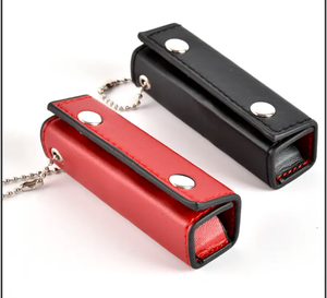 Mini outil de beauté privé de logo personnalisé d'acier inoxydable rouge noir 4pcs ensemble dans des pincettes de sourcil en vrac - Product Image 5