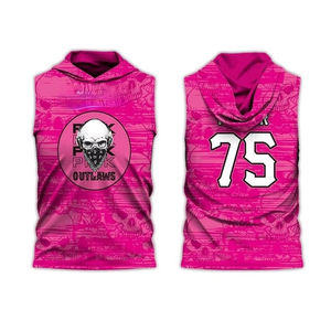 Venta caliente de encargo 7 7 uniformes de fútbol de alta calidad transpirable sublimado uniformes deportes al aire libre XL Bandera de fútbol americano - Product Image 6