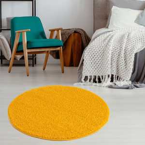 Myshaggy Solid Yellow <b>Kitchen</b> <b>Mat</b> Rug - Product Image 2