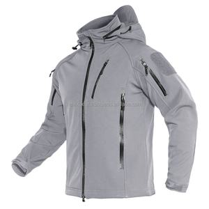 Veste d'Hiver Softshell avec Logo Personnalisé pour Hommes, Streetwear sur Pied, Coupe-Vent en Nylon, Softshell Tissé Imperméable, Décontracté pour Extérieur - Product Image 2