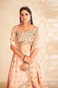 Lehenga Choli de haute qualité de l'inde dernière tenue ethnique Lehenga de mariage et de fête pour dames - Product Image 2