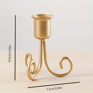 Bougeoir de décoration de maison design fantaisie bougeoir en fer de la plus grande qualité bougeoir de couleur rouge à un prix raisonnable - Product Image 3