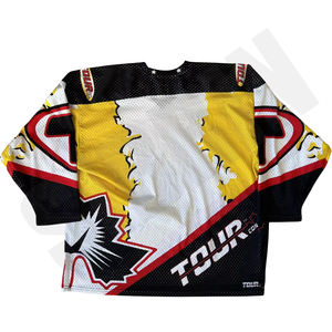 Maillots de hockey en ligne et à roulettes professionnels sur mesure de qualité supérieure uniforme et équipement de hockey en maille de polyester respirant - Product Image 2