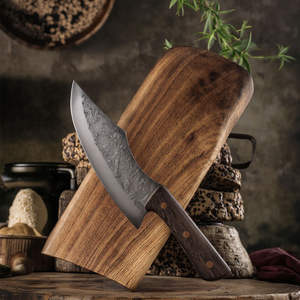 Hache de chasse de qualité industrielle supérieure, lame en acier inoxydable, manche en acier inoxydable, longueur totale de 400 mm, étui en cuir - Product Image 6