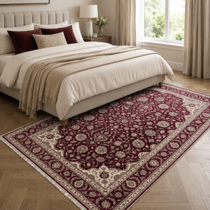 Tapis traditionnel lavable Saruk Garnet RW3059 de Rug Weavers, chenille lavable, 10 tailles, vente en gros et dropshipping - Product Image 4