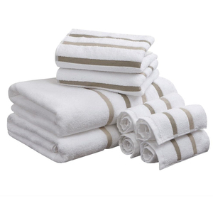 Juego de toallas de baño de hotel de lujo más vendido para adultos, logotipo personalizado impreso en color objetivo, técnica seca para uso doméstico - Product Image 4