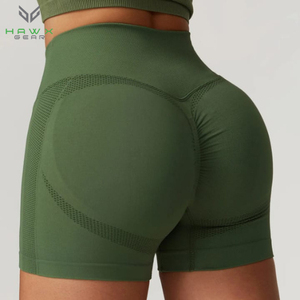 2025 nueva moda Venta caliente en forma de V de cintura alta Yoga entrenamiento ropa deportiva Leggings patrón sólido Cierre de cintura elástica - Product Image 6