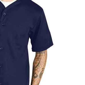 เสื้อกีฬาเบสบอลและซอฟต์บอลสำหรับผู้ชายเสื้อเจอร์ซีย์เล่นกีฬาแบบเรียบ - Product Image 6