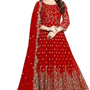 Premium Quality Women Dress Tissue Up Down Dress With Embellished Work Available at Affordable Price from India