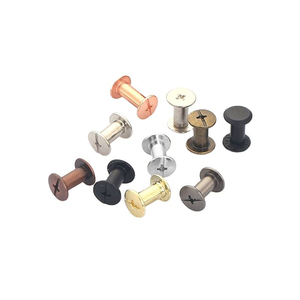 M4 <b>M5</b> Iron Metal Connection <b>Screw</b> Set Antique Brass Black for Waist Bag - Product Image 1