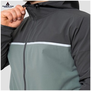 Chaquetas Bomber ligeras de invierno para hombre, cortavientos informales resistentes al agua para otoño, acolchadas, con cremallera completa, a prueba de viento, con capucha - Product Image 5