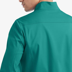 Ropa de invierno para hombre, chaquetas Scrub de último diseño, chaqueta Scrub de alta calidad de Color sólido, chaquetas Scrub con cremallera para hombre - Product Image 6