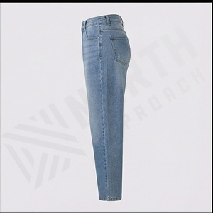 Pantalones Vaqueros de Pierna Ancha para Mujer, Cintura Media, Estilo Holgado, Rectos, Elegantes, a la Moda, Pantalones de Calle para Mujer - Product Image 3