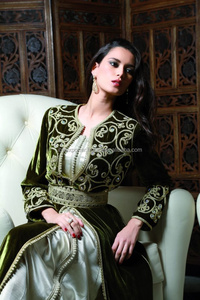 Exclusive <b>Wedding</b> Wear Two Piece Kaftan Wih Heavy Embroided and Stone Work Top Quality - Product Image 1