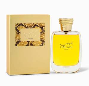 Perfume HAWAS PARA ELLA 100ml de Rasasi Original Dubai Árabe de Larga Duración Eau de Parfum para Mujer - Product Image 1