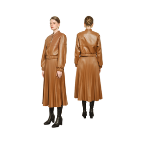 Chaqueta Bomber de cuero Chasi Buen precio Resistente al agua Formal Diseño único Embalaje personalizado Fabricante de Vietnam - Product Image 1