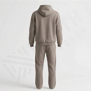Men's Tracksuits Jogging <b>Top</b> Bottom Casual Wear <b>Sweat</b> Suit Hoodie Trousers 2pcs Set Athletic Gym Fitness Kit Customized Color - Product Image 2