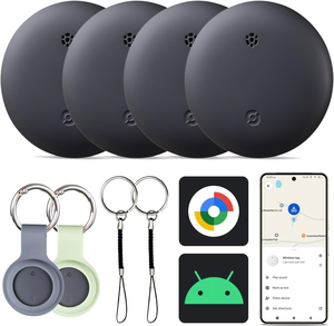 Hệ thống kép IOS Android findmy không dây tag MFI định vị chống mất IP67 mini theo dõi toàn cầu Pet airtags không khí tag GPS Tracker - Product Image 2