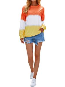 Sweat-shirts à manches longues sublimés personnalisés pour femmes pour les activités de plein air d'été mode à col rond avec logo imprimé en gros - Product Image 6