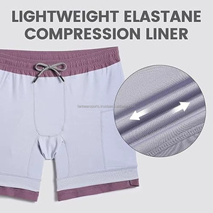 Customized Men's <b>Sport</b> High Waisted <b>Shorts</b> 100%Polyester Workout Running Gym <b>Short</b> For Male made in Pakistan By Fanbear <b>Sports</b> - Product Image 3