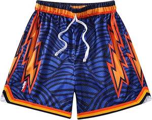 Pantalones Cortos Deportivos Elásticos y Cómodos para Hombre, con Cordón, para Gimnasio, Verano, Atléticos, con Estampado Gráfico, Estilo Casual, Decoración con Patrones - Product Image 4