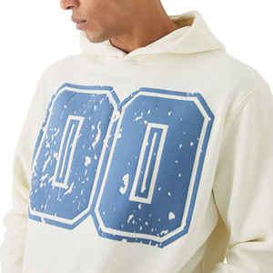 Sudadera con Capucha de Algodón de Alta Calidad, Estilo Urbano, Bordada, Diseño Extragrande, Deportiva, Informal, 2026 - Product Image 5