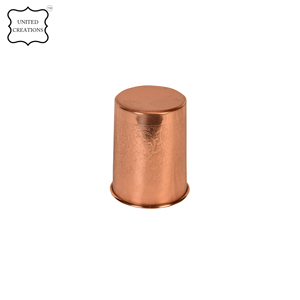 Verre en cuivre pur verres gobelet en cuivre martelé gobelet en cuivre fabriqué à la main verre à eau tasse à eau moscou Mule tasse - Product Image 3